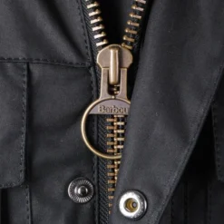 Waxjas Voor Heren Barbour Waxjas Corbridge Zwart -Sport Jas Verkoopwinkel 7865 4